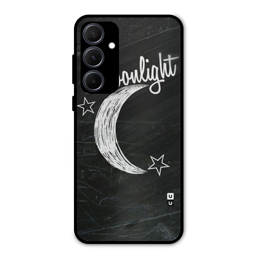 Moon Light Metal Back Case for Galaxy A35