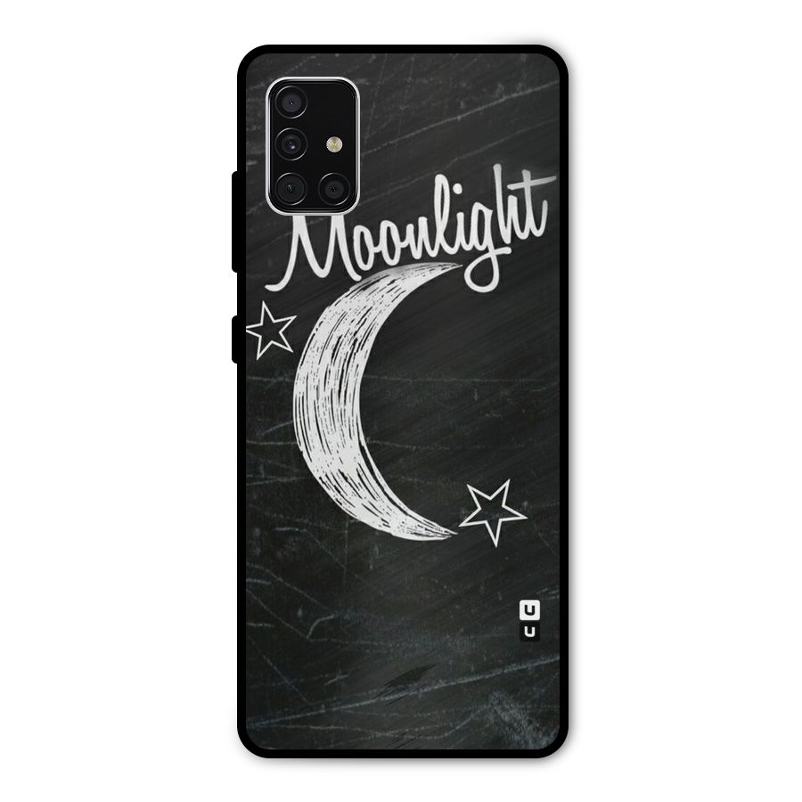 Moon Light Metal Back Case for Galaxy A51