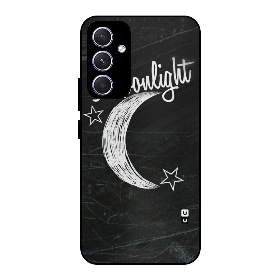 Moon Light Metal Back Case for Galaxy A54