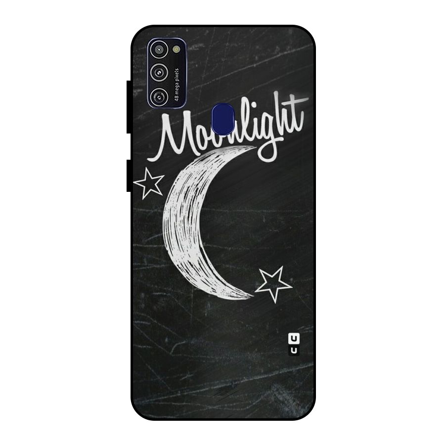 Moon Light Metal Back Case for Galaxy M30s