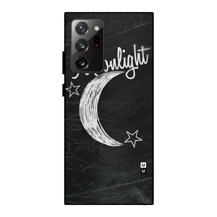 Moon Light Metal Back Case for Galaxy Note 20 Ultra