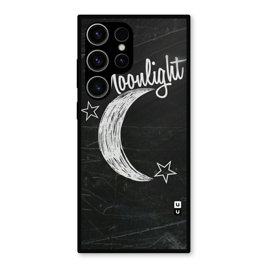 Moon Light Metal Back Case for Galaxy S23 Ultra