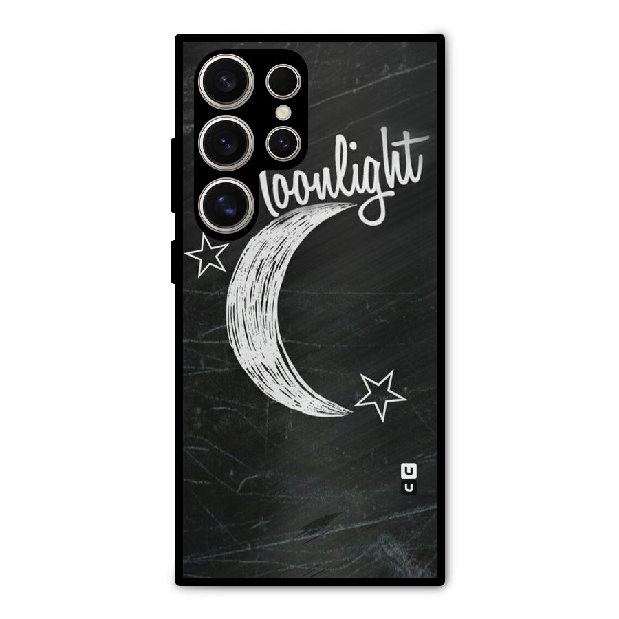 Moon Light Metal Back Case for Galaxy S24 Ultra