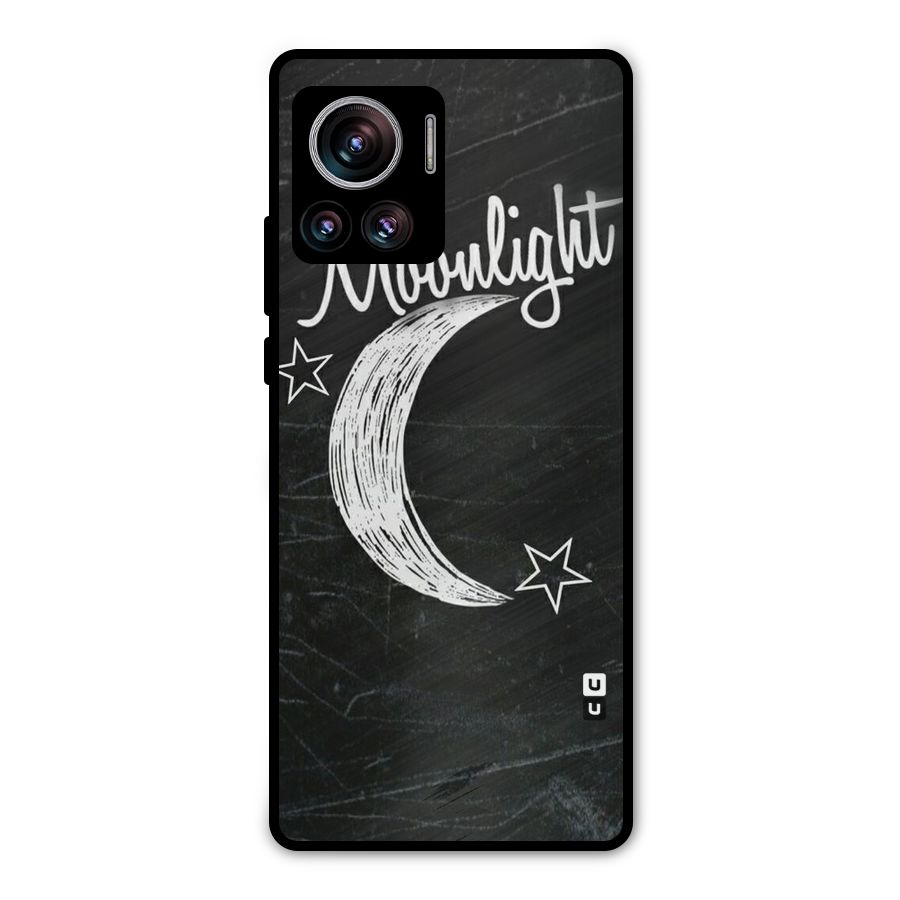 Moon Light Metal Back Case for Motorola Edge 30 Ultra