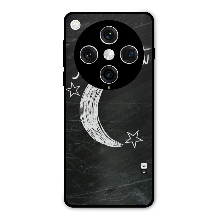 Moon Light Metal Back Case for Oppo Find X8 Pro