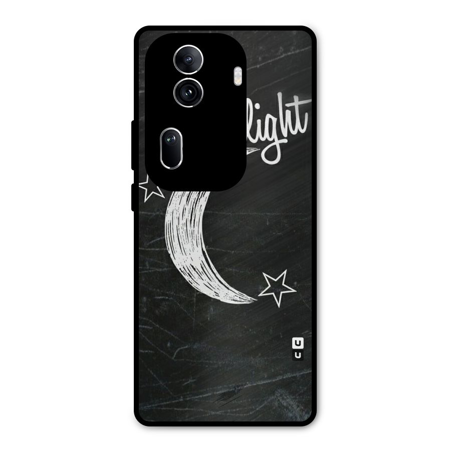 Moon Light Metal Back Case for Oppo Reno11 Pro 5G