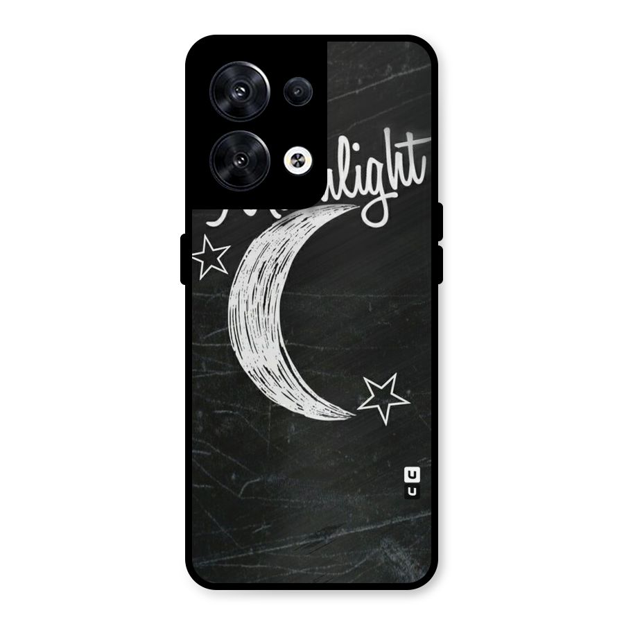 Moon Light Metal Back Case for Oppo Reno8 5G