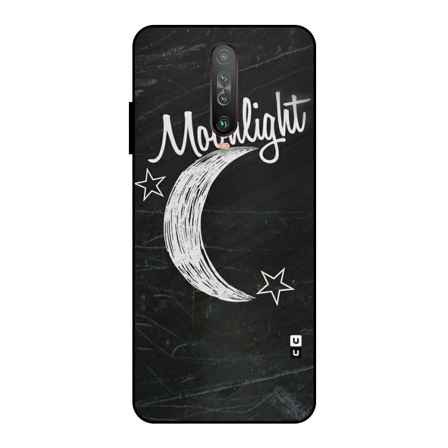 Moon Light Metal Back Case for Poco X2