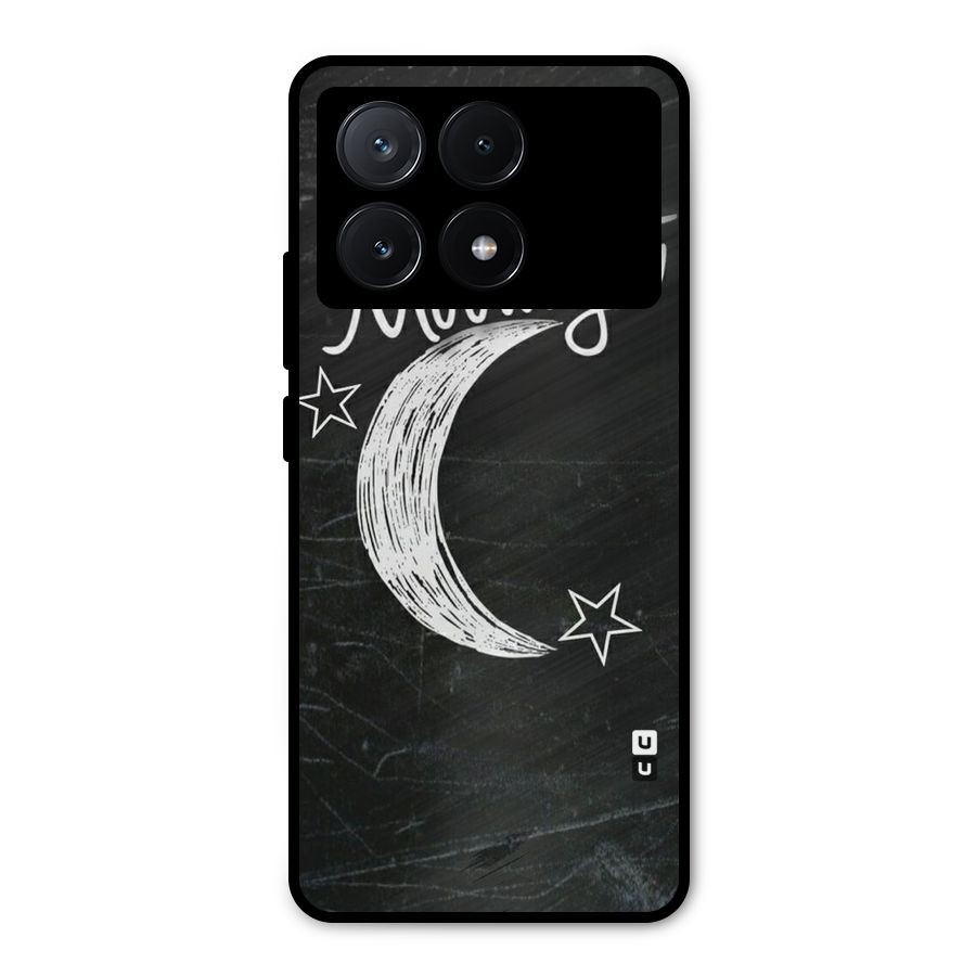 Moon Light Metal Back Case for Poco X6 Pro