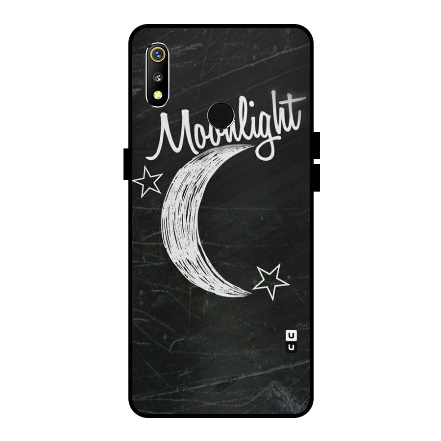 Moon Light Metal Back Case for Realme 3