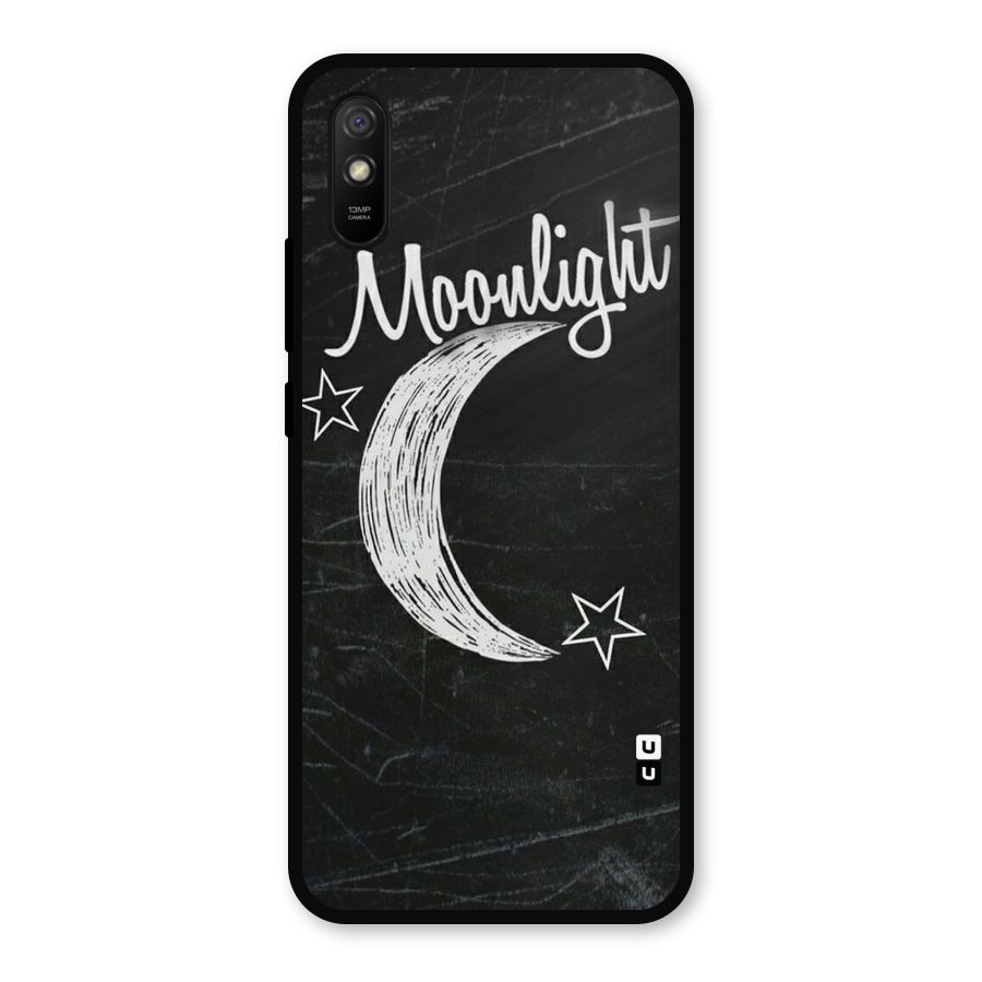 Moon Light Metal Back Case for Redmi 9a