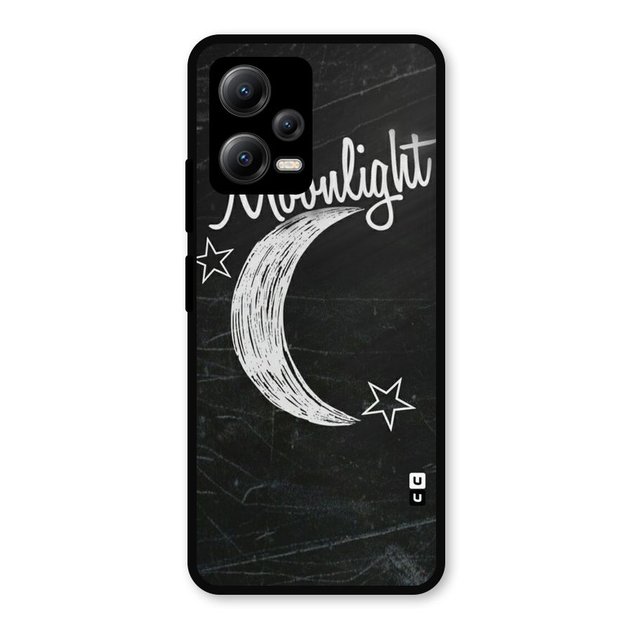 Moon Light Metal Back Case for Redmi Note 12 5G
