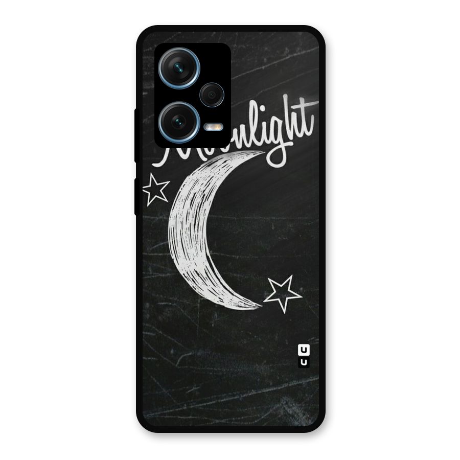 Moon Light Metal Back Case for Redmi Note 12 Pro Plus 5G