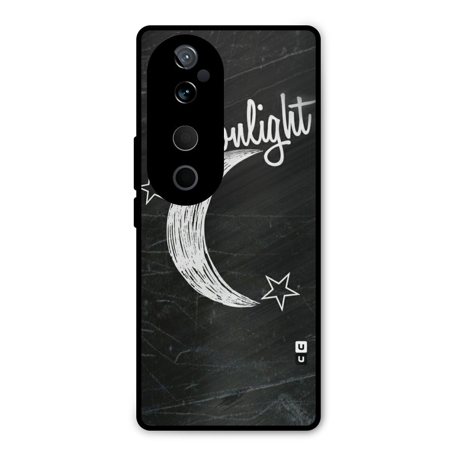 Moon Light Metal Back Case for Vivo T3 Ultra