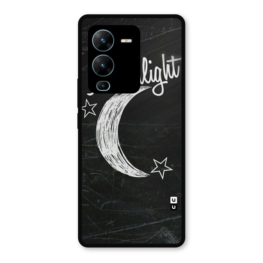 Moon Light Metal Back Case for Vivo V25 Pro