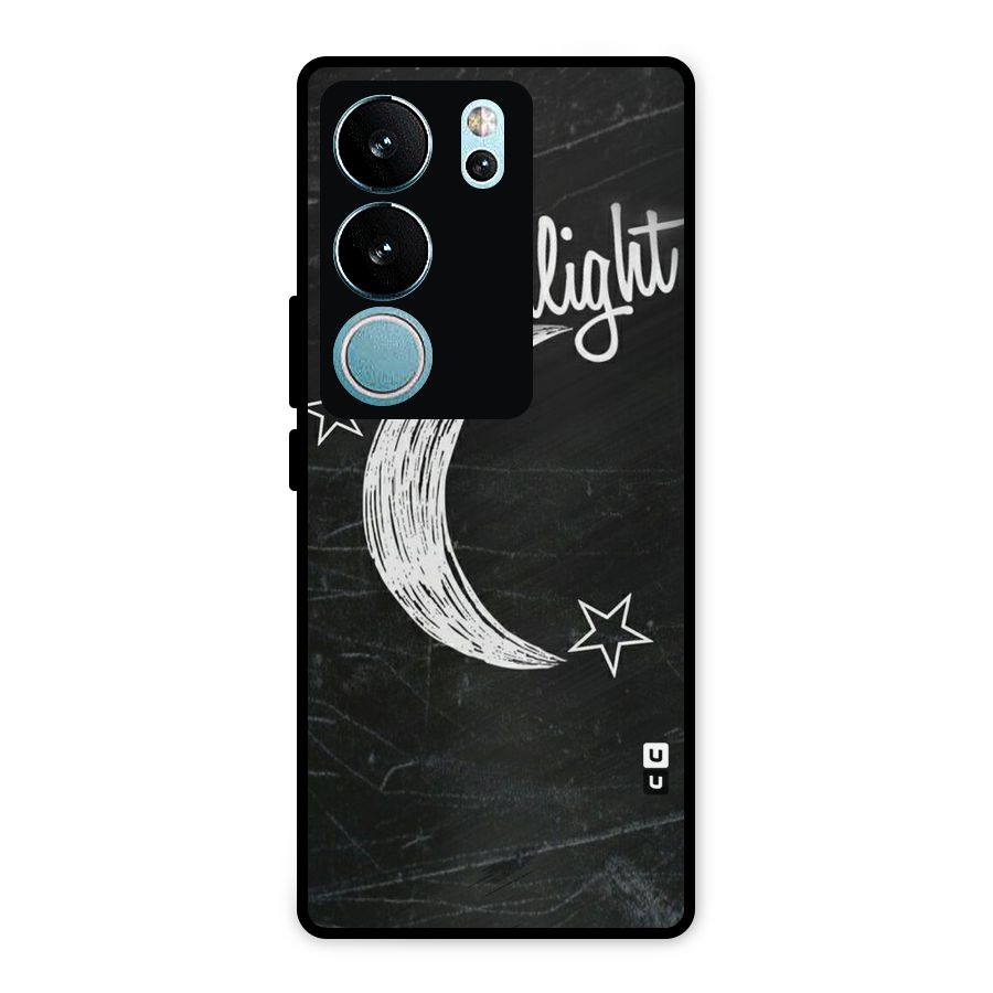 Moon Light Metal Back Case for Vivo V29 Pro