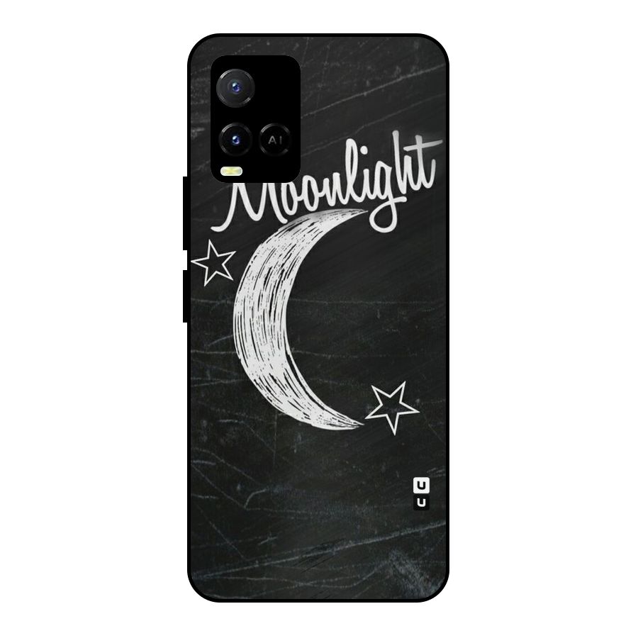 Moon Light Metal Back Case for Vivo Y21A