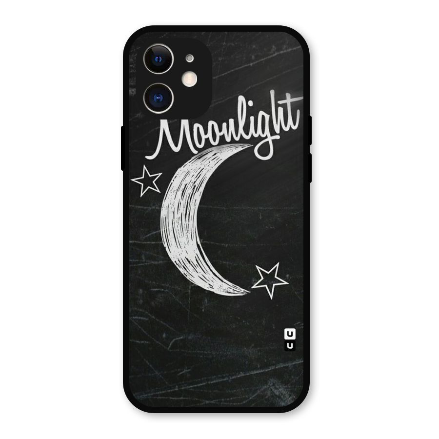 Moon Light Metal Back Case for iPhone 12