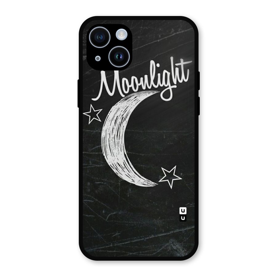 Moon Light Metal Back Case for iPhone 14