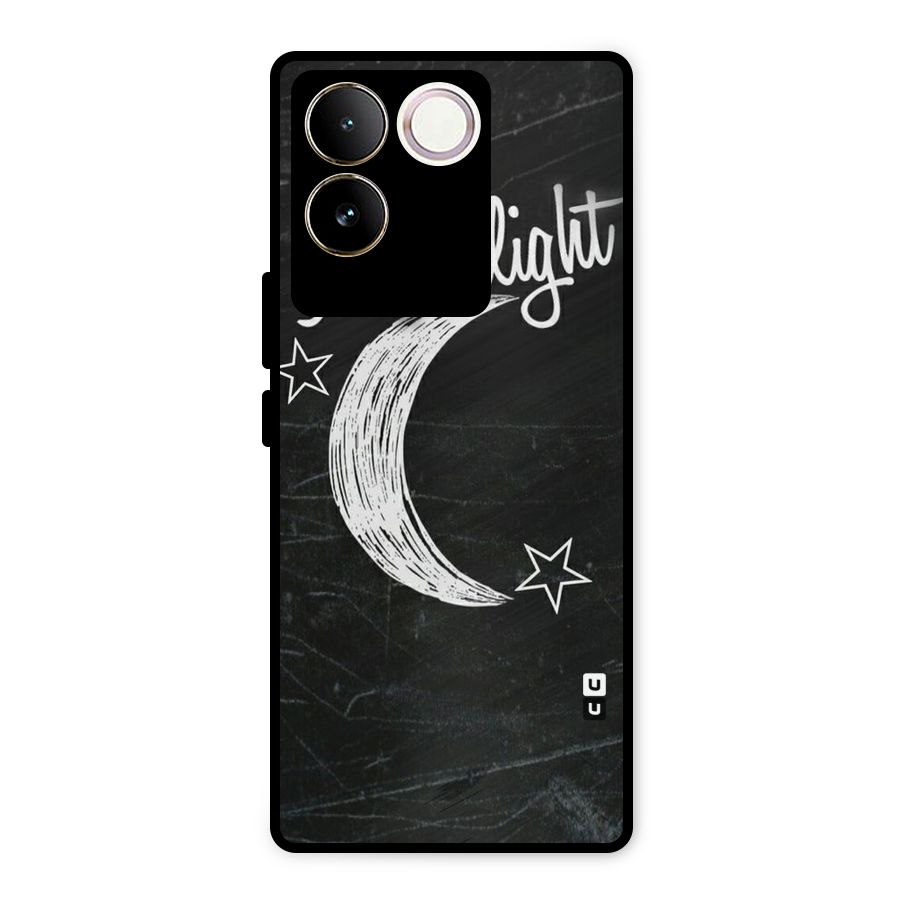 Moon Light Metal Back Case for iQOO Z7 Pro