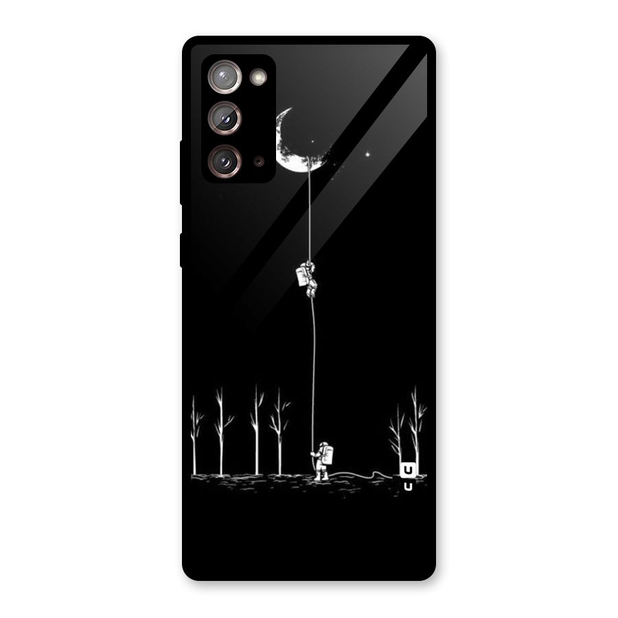Moon Man Glass Back Case for Galaxy Note 20
