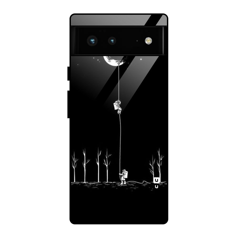 Moon Man Glass Back Case for Google Pixel 6