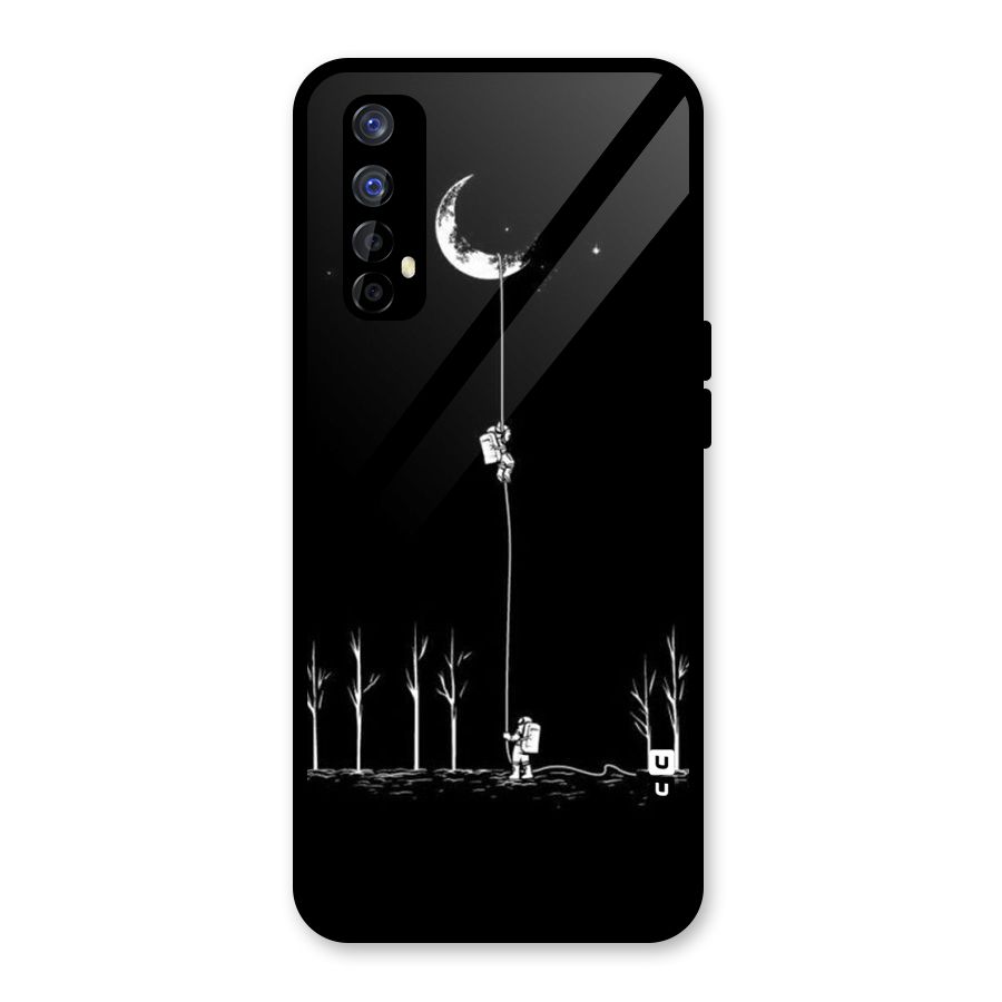 Moon Man Glass Back Case for Realme 7