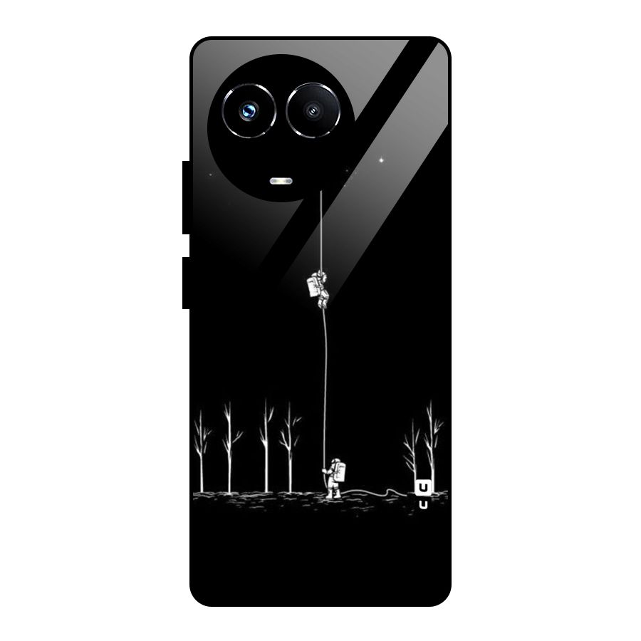 Moon Man Glass Back Case for Realme Narzo 60X