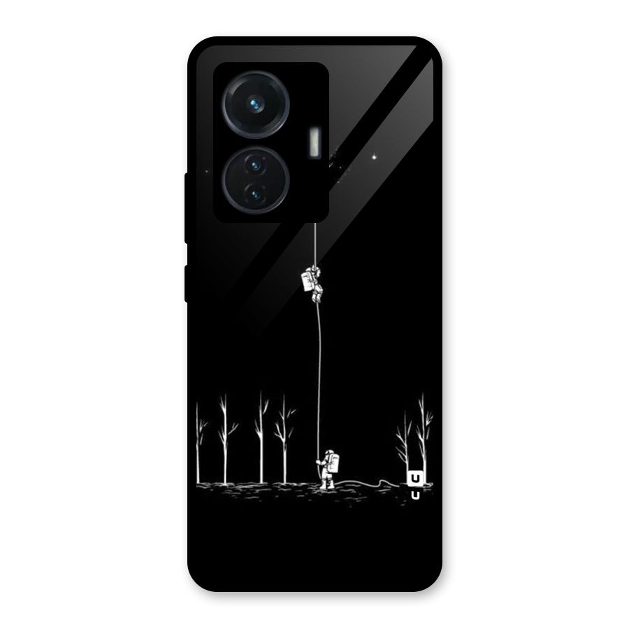 Moon Man Glass Back Case for Vivo T1 44W