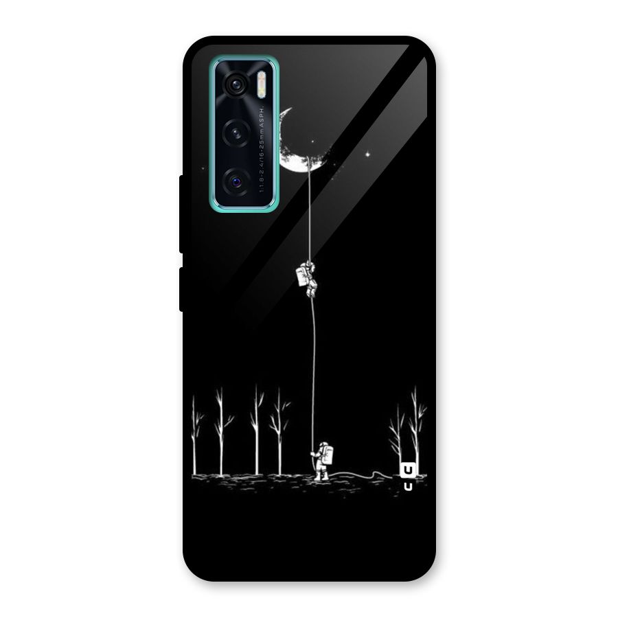 Moon Man Glass Back Case for Vivo V20 SE