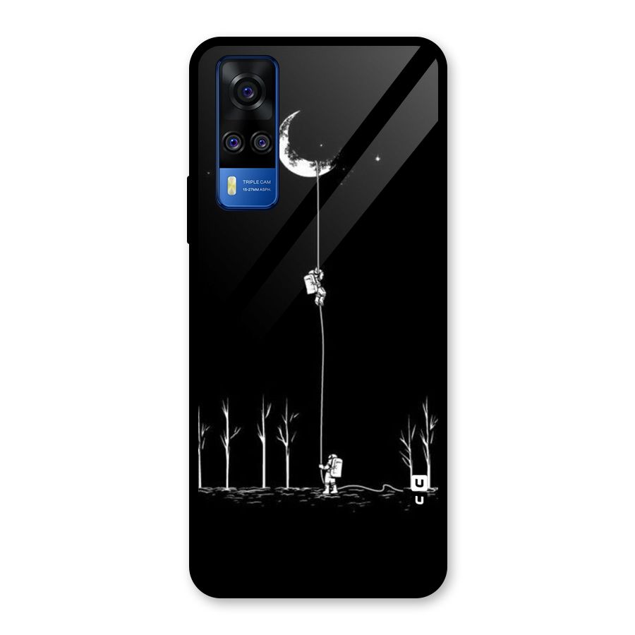 Moon Man Glass Back Case for Vivo Y31