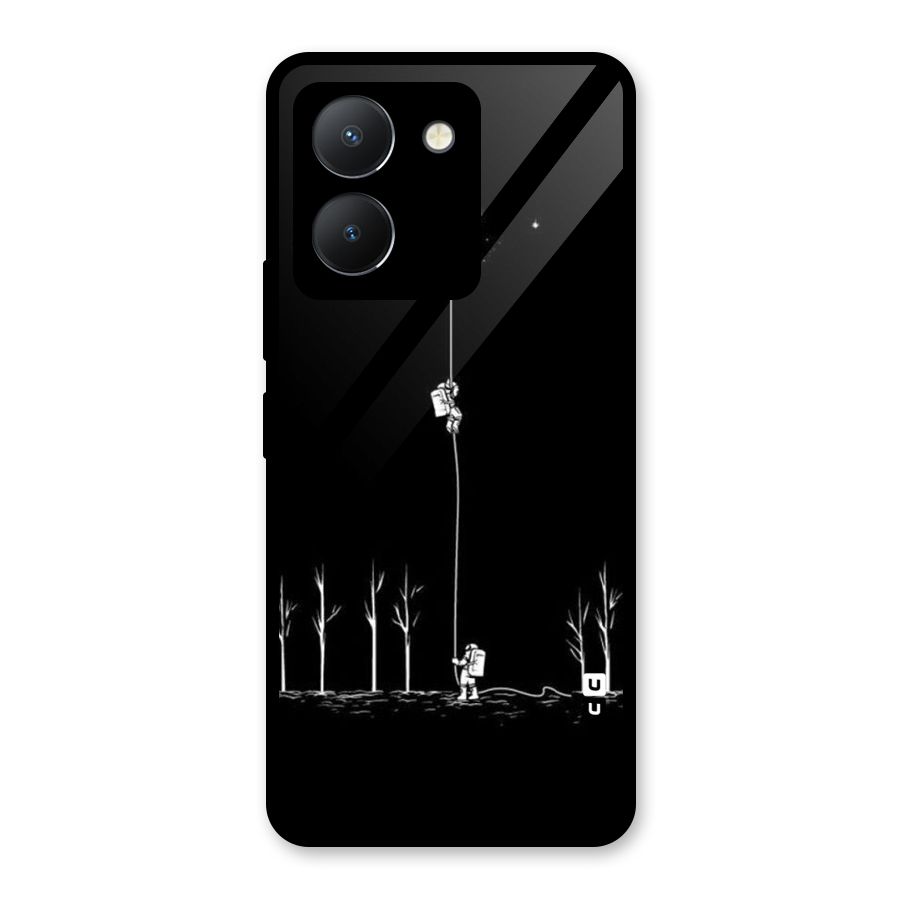 Moon Man Glass Back Case for Vivo Y36