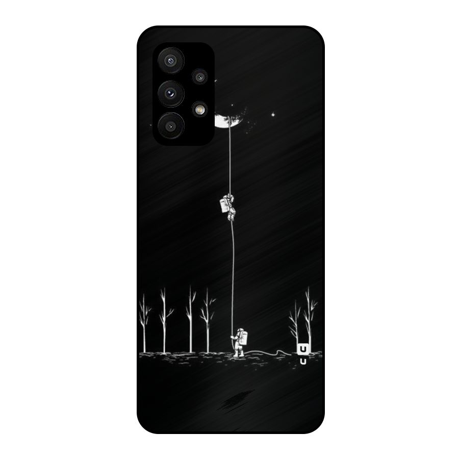 Moon Man Metal Back Case for Galaxy A23