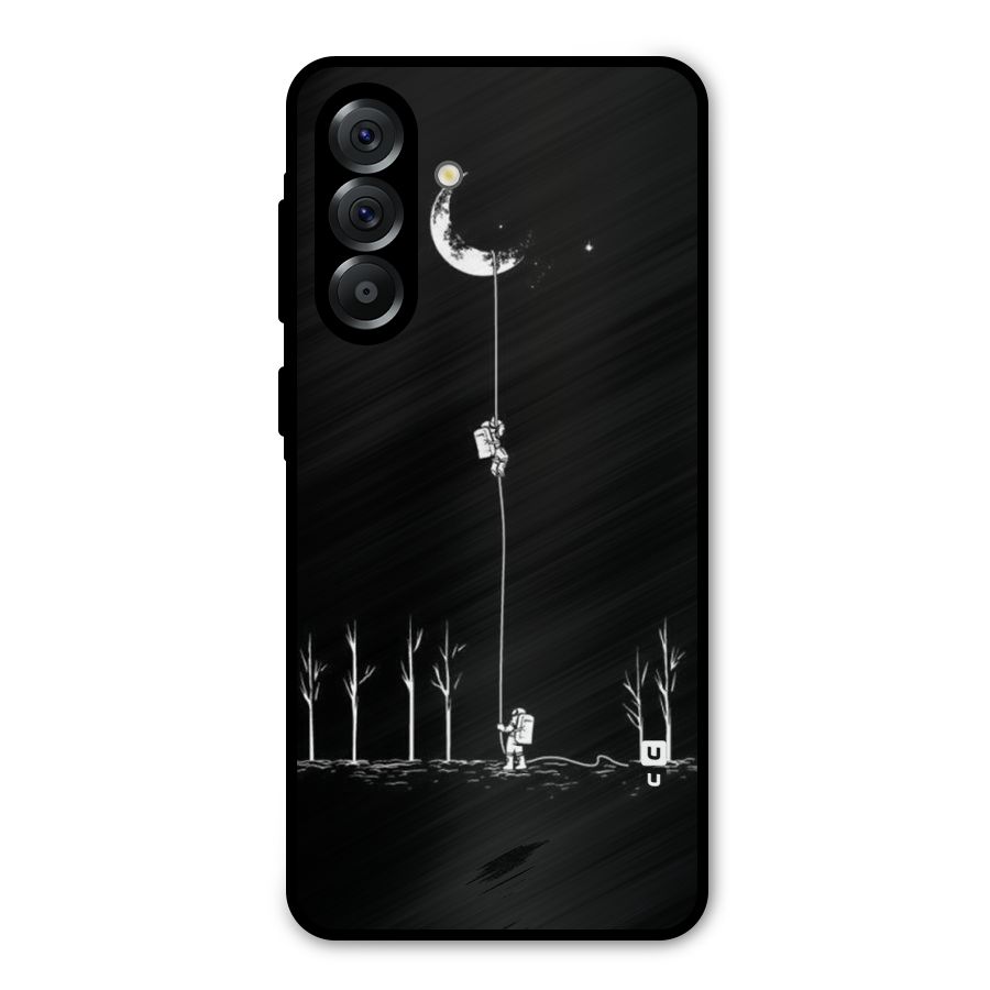 Moon Man Metal Back Case for Galaxy A36