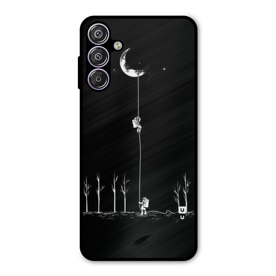 Moon Man Metal Back Case for Galaxy F15