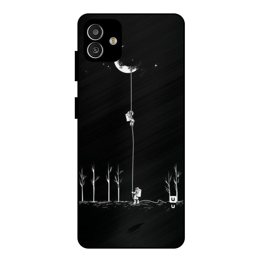 Moon Man Metal Back Case for Galaxy M13 5G