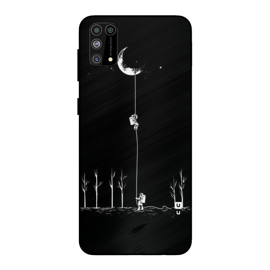 Moon Man Metal Back Case for Galaxy M31