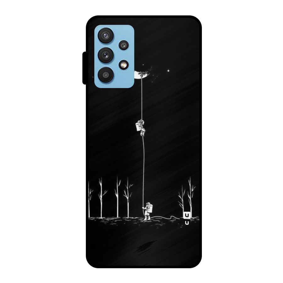 Moon Man Metal Back Case for Galaxy M32 5G