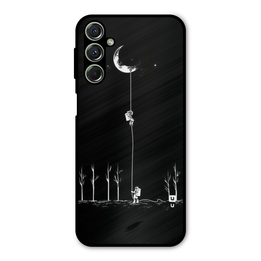 Moon Man Metal Back Case for Galaxy M34