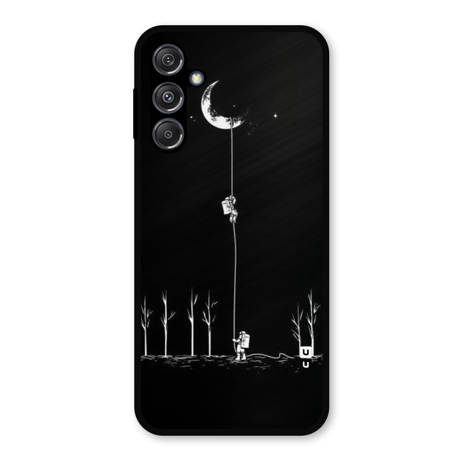 Moon Man Metal Back Case for Galaxy M34 5G