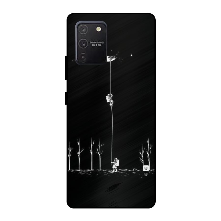 Moon Man Metal Back Case for Galaxy S10 Lite