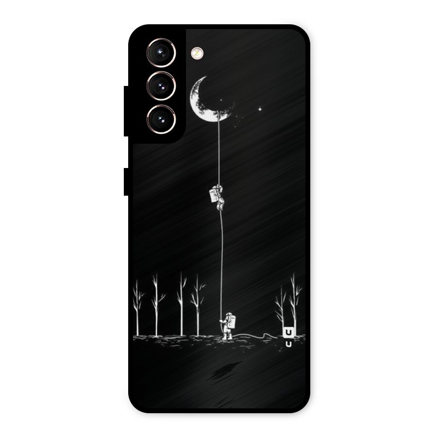 Moon Man Metal Back Case for Galaxy S21 5G