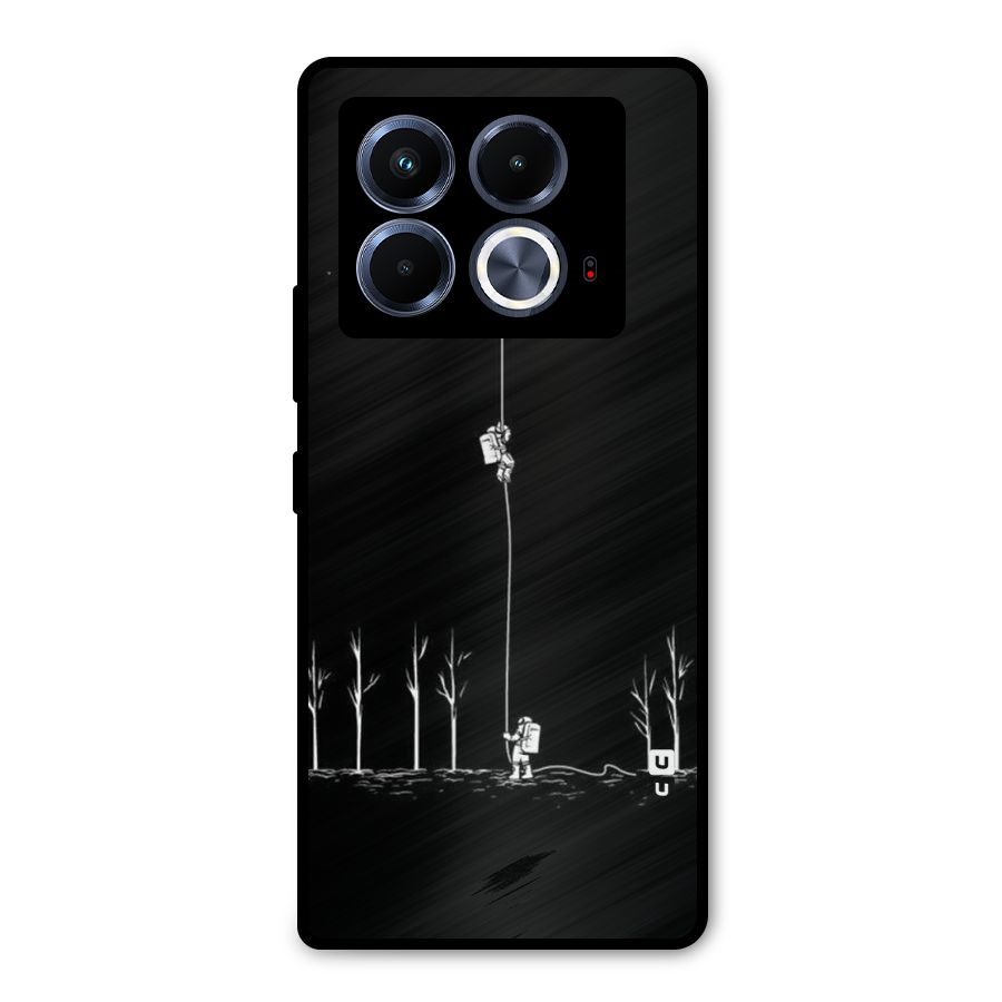 Moon Man Metal Back Case for Infinix Note 40 5G