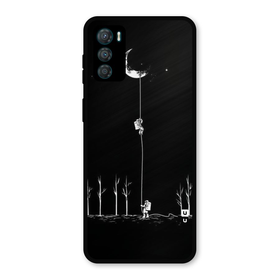 Moon Man Metal Back Case for Moto G42