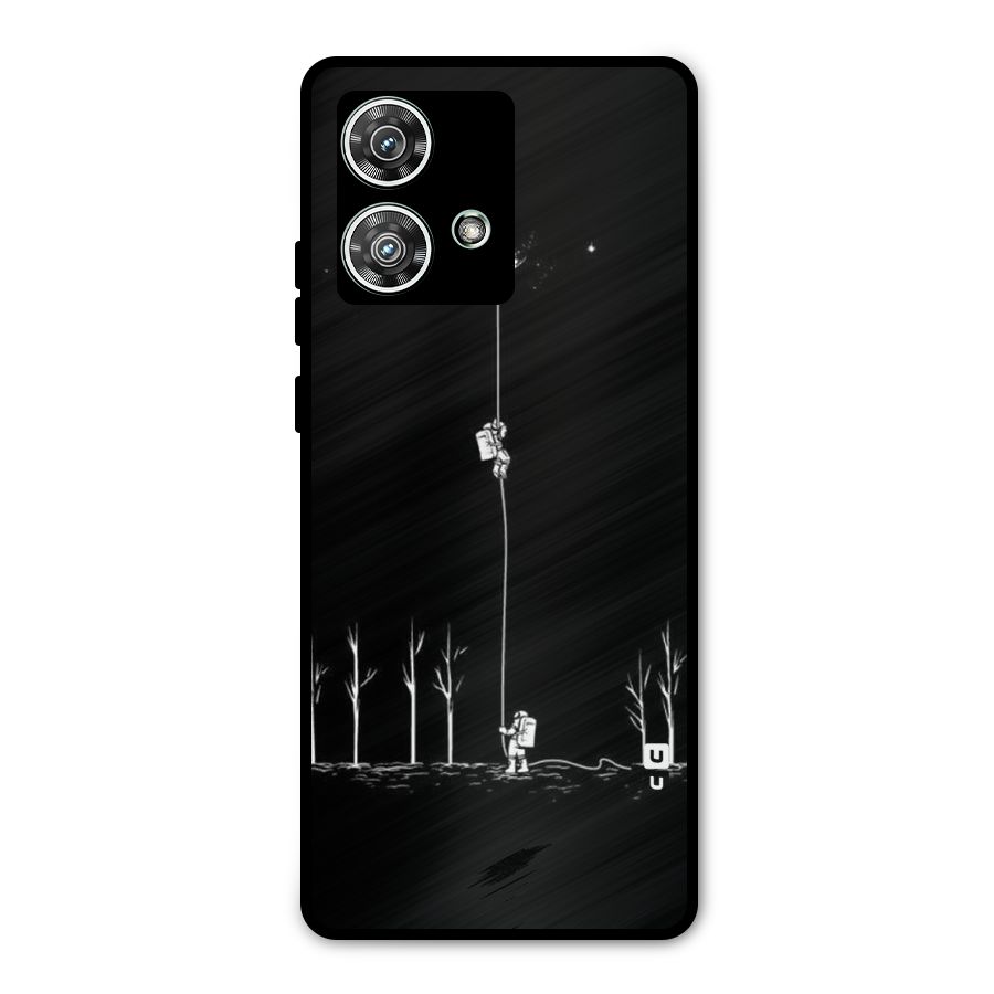 Moon Man Metal Back Case for Motorola Edge 40 Neo