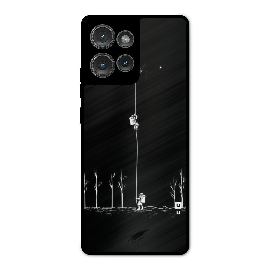 Moon Man Metal Back Case for Motorola Edge 50