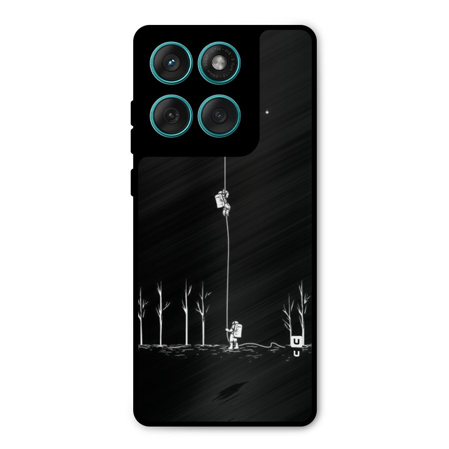 Moon Man Metal Back Case for Motorola Edge 60 Fusion