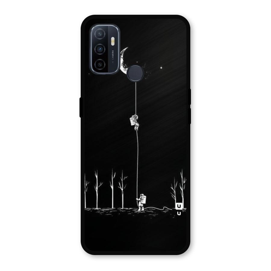 Moon Man Metal Back Case for Oppo A53
