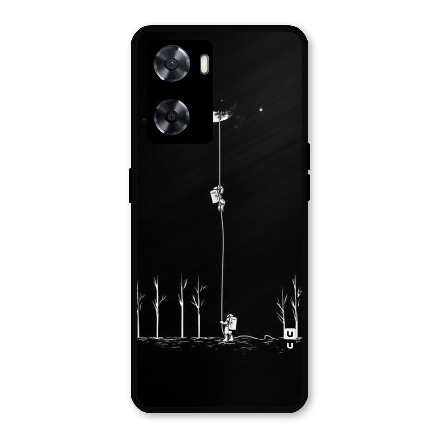 Moon Man Metal Back Case for Oppo A77