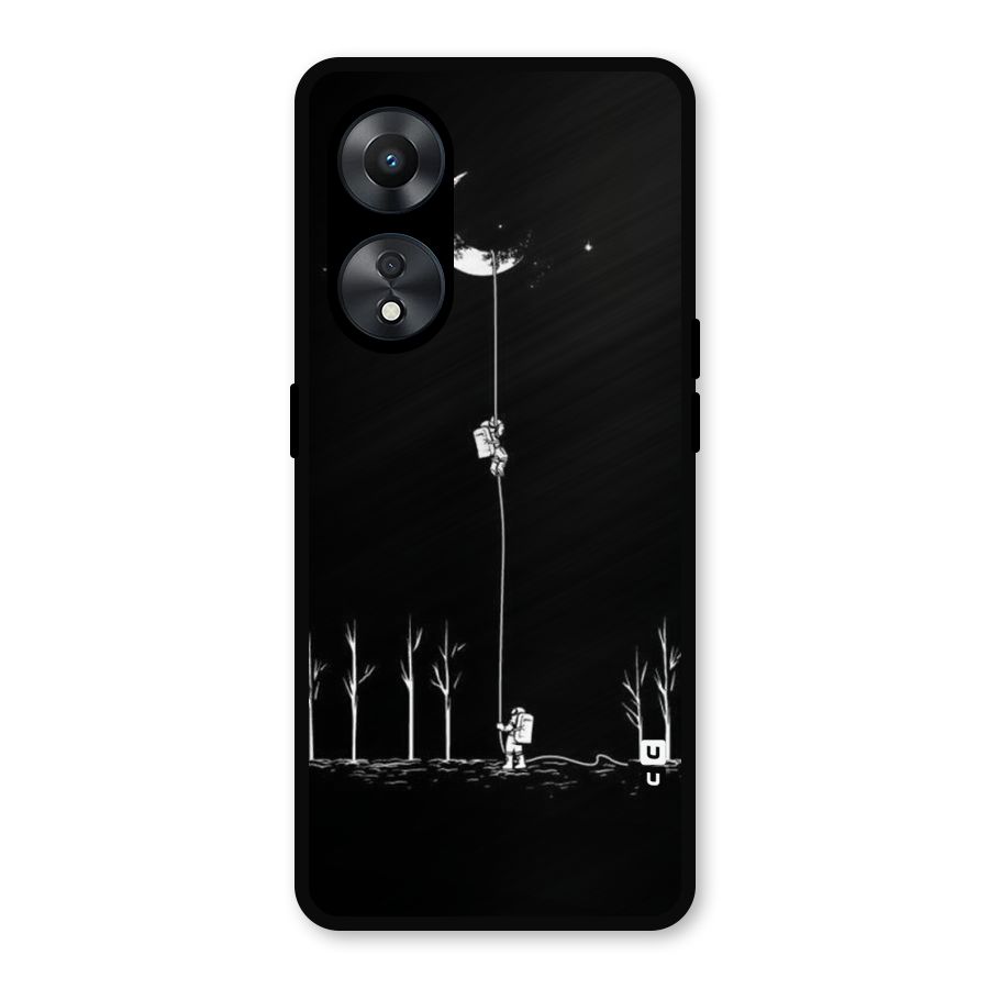 Moon Man Metal Back Case for Oppo A78